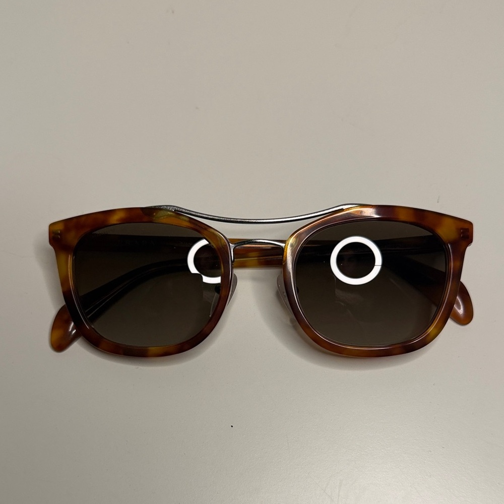 Prada Tortoise Shell Sunglasses - image 1